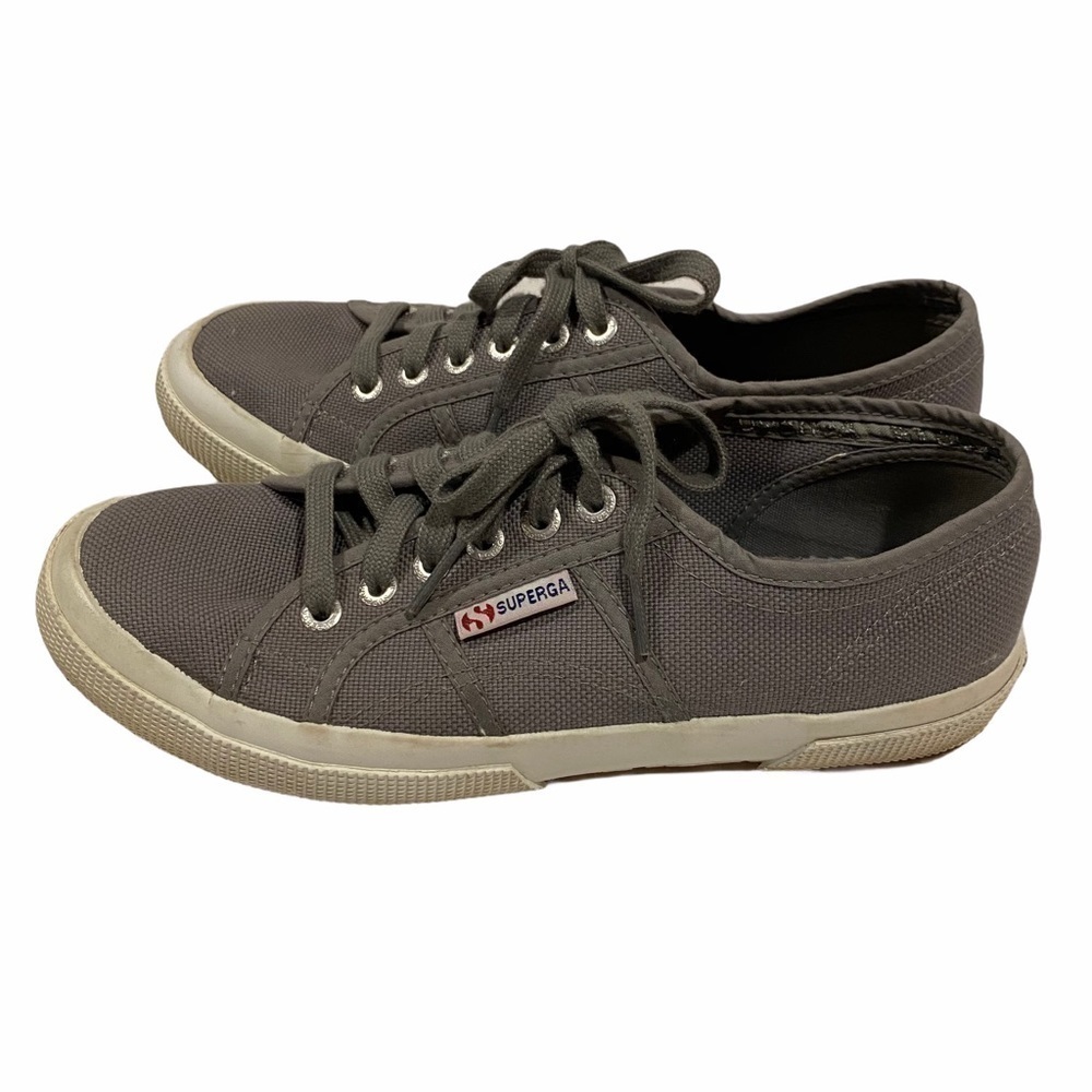 Superga classic low top lace up sneakers